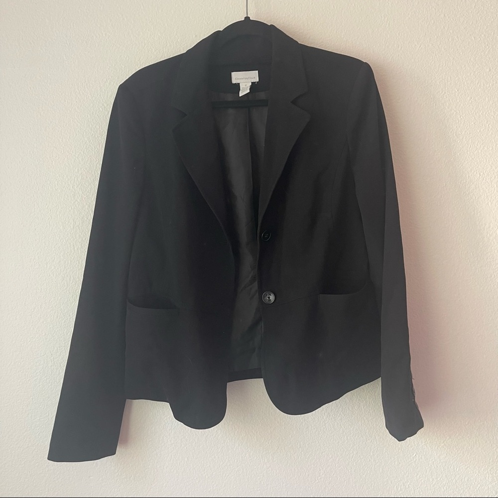 Charter Club Black Blazer